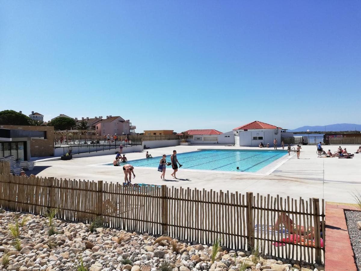 Appartement Tout Confort A Cap Coudalere Avec Vue Magnifique Sur Le Canigou Au Bord Du Lac - Check In Automatise - Parking Gratuit - Aire De Jeux D'Enfants - Le Barcarès Kültér fotó